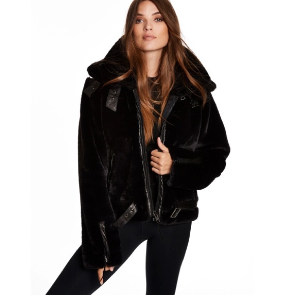 Nwt Sam Faux Fur Penelope Jacket 